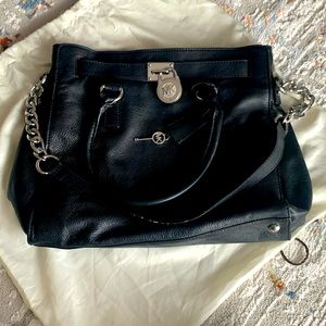 Michael Kors Black Leather Purse